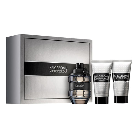 Perfume set: Viktor & Rolf Spicebomb Eau de Toilette Christmas Gift Set 3 Piece