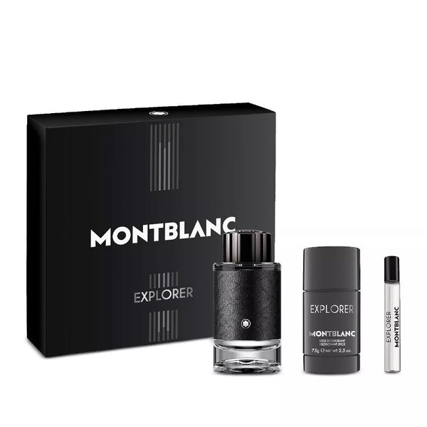 Mont Blanc Explorer 3 Piece Gift Set Western Perfumes