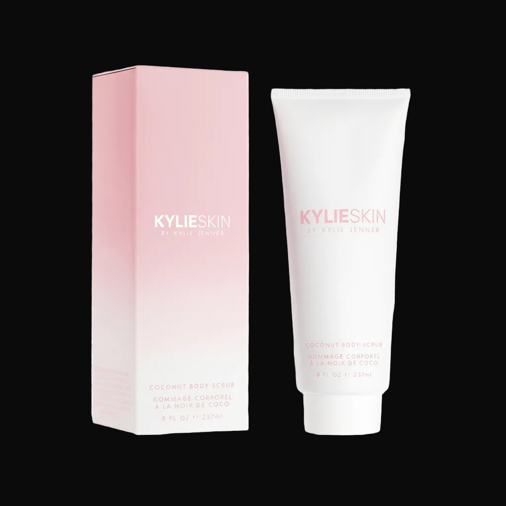 Kylie Skin Coconut Body Scrub packaging