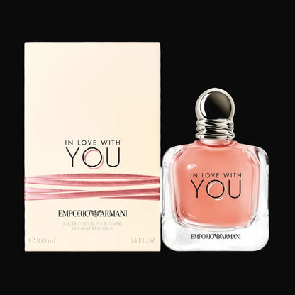 Armani In Love With You Eau de Parfum 100 ml box and perfume bottle for women