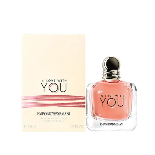 Armani In Love With You Eau de Parfum 100 ml box and perfume bottle for women
