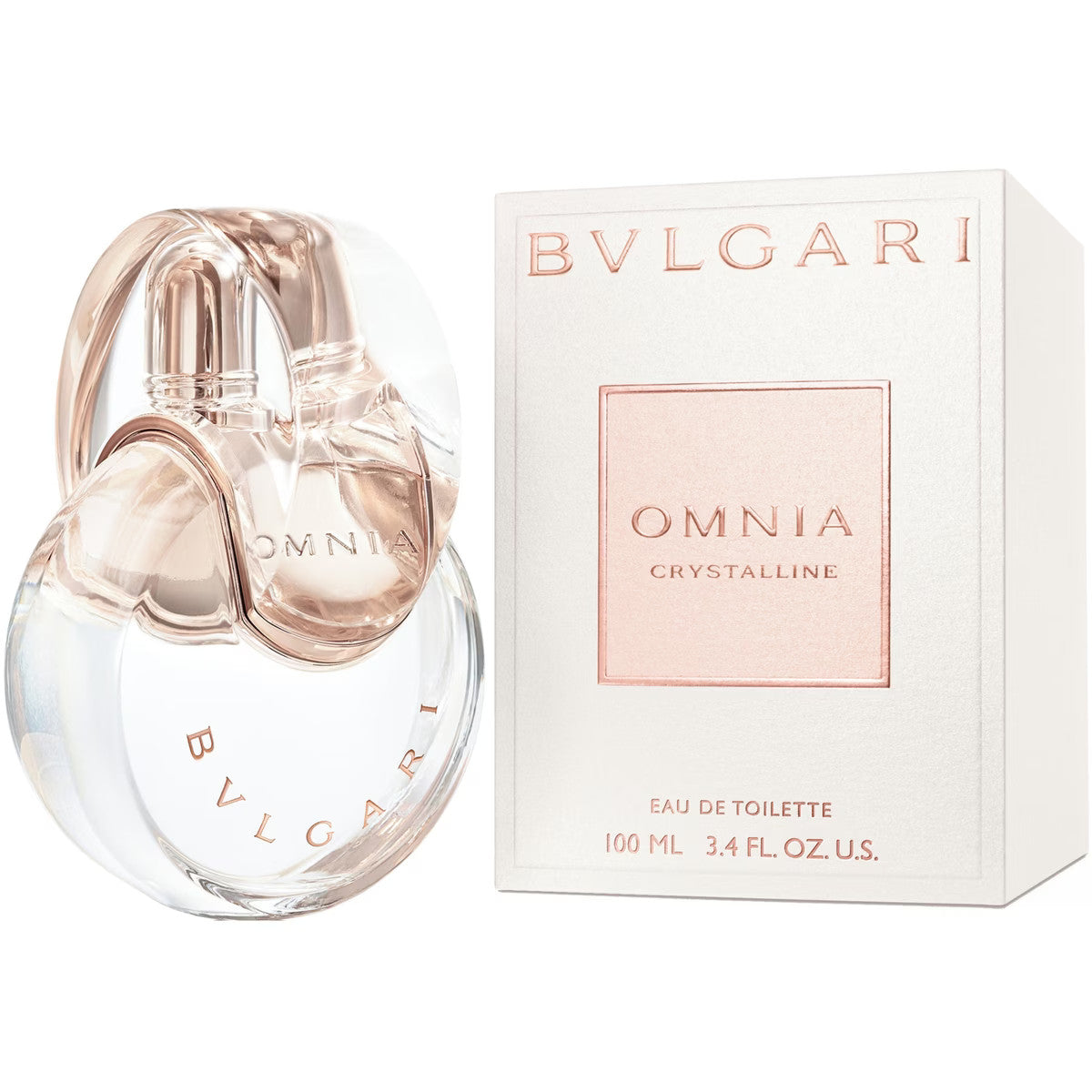 Bvlgari Omnia Crystalline Eau de Toilette 100 ml box and perfume bottle for women
