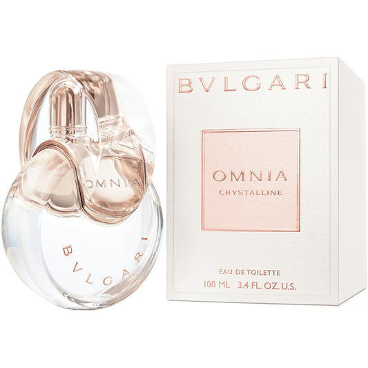 Bvlgari Omnia Crystalline Eau de Toilette 100 ml box and perfume bottle for women