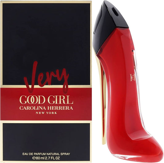 Carolina Herrera Very Good Girl Eau de Parfum 80 ml box and perfume bottle for women