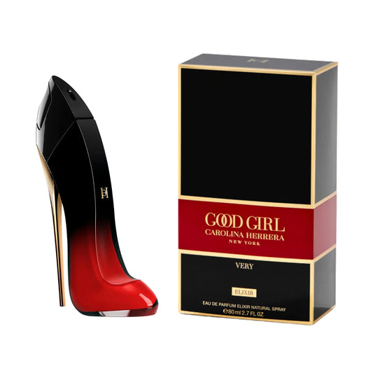 Carolina Herrera Very Good Girl Elixir Eau de Parfum 80 ml box and perfume bottle for women