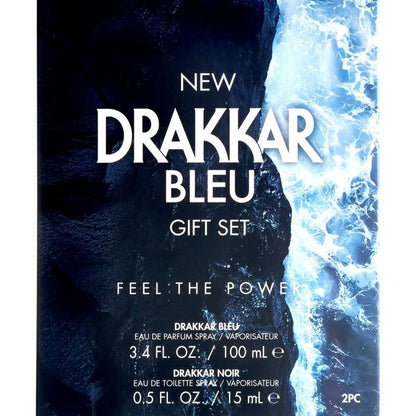 Guy Laroche Drakkar Bleu 2-piece men’s fragrance gift set packaging