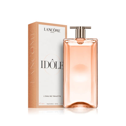 Lancôme Idôle Eau de Toilette 50 ml box and perfume bottle for women