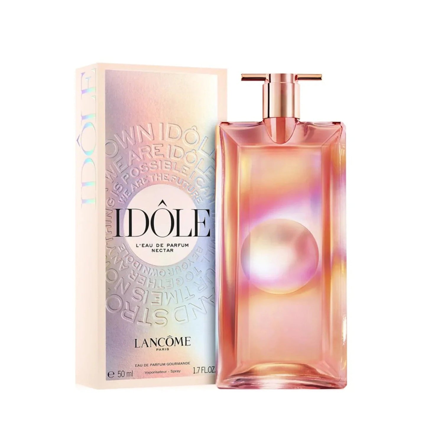 Lancôme Idôle Nectar Eau de Parfum 50 ml box and perfume bottle for women