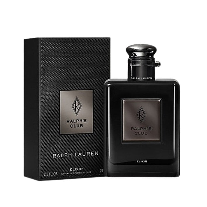Ralph Lauren Ralph’s Club Elixir Eau de Parfum 75 ml box and perfume bottle for men