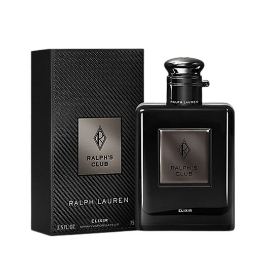 Ralph Lauren Ralph’s Club Elixir Eau de Parfum 75 ml box and perfume bottle for men