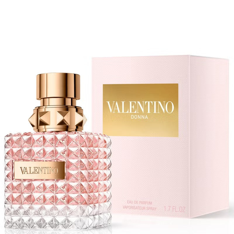 Valentino Donna Eau de Parfum 50 ml box and perfume bottle for women