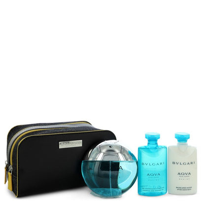 Fragrance set Bvlgari Aqva Homme 4 Piece Gift Set for men