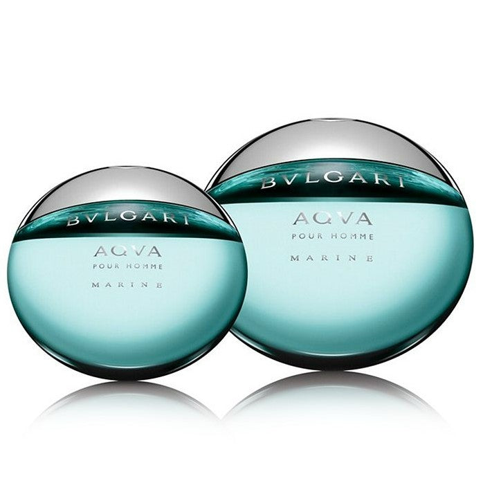 Bvlgari Aqva Pour Homme Marine Men 100ml Perfume + 15ml Miniature +Bag