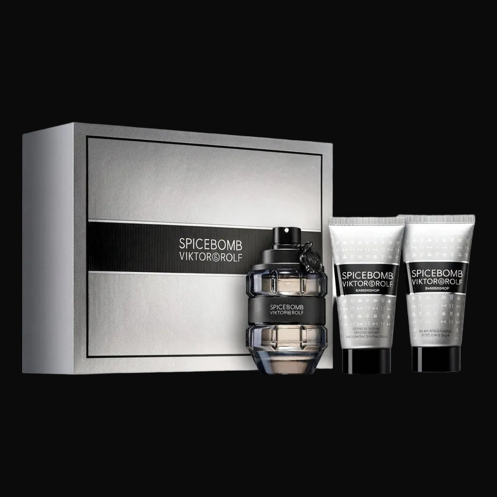  Perfume set: Viktor & Rolf Spicebomb Eau de Toilette Christmas Gift Set 3 Piece